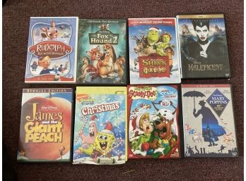 8 Movies Combo Of VHS And DVD's