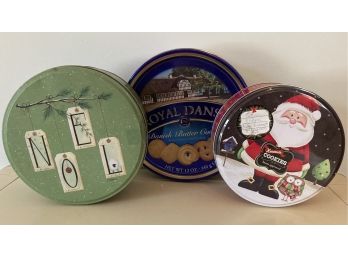 3 Cookie Tins For That Time Of The Year