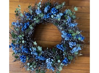 Beautiful Spring Blue Wreath.