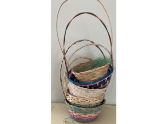 Here Are The Baskets Ready To Filled For Easter