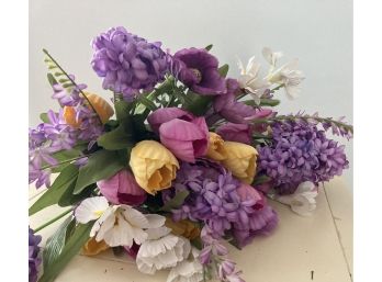 2 Nice Pretty Large Bunches Of Spring Flowers