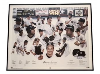 Signed Derek Jeter And David Cone 1998 New York Yankees 'Dream Season' Limited Edition Lithograph