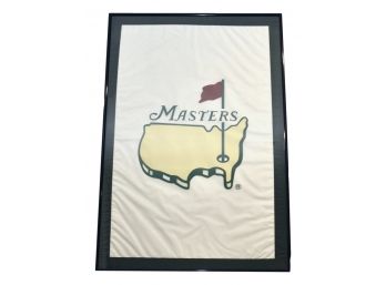 Framed Golf Masters Flag