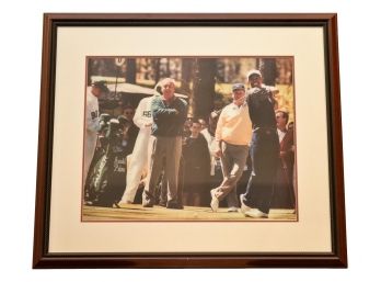 'Golf' Tiger, Arnold And Jack Framed Photograph