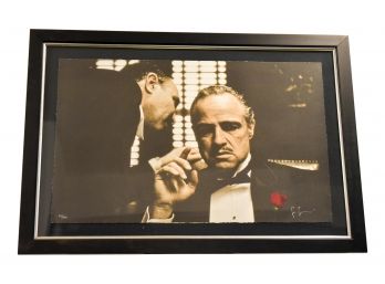 Signed Steve Schapiro 'The Whisper' (Godfather) Limited Edition Fine Art Lithograph With COA