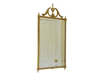 Beautiful Brass Beveled Glass Wall Mirror