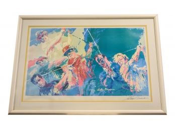 LeRoy Neiman Hand Signed 'Legends Of Golf' Lithograph With COA