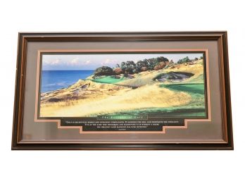 Arnold Palmer 'The Essence Of Golf' Framed Print