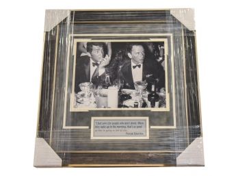 Frank Sinatra And Dean Martin Framed Photograph