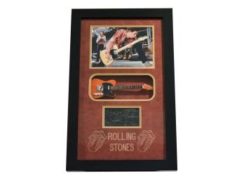 Rolling Stones Framed Autographed Memorabilia