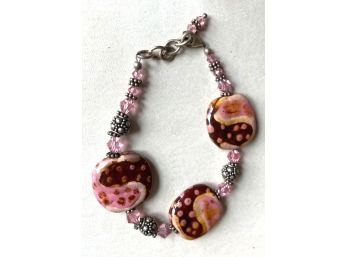 Fun Bracelet In Shades Of Pink