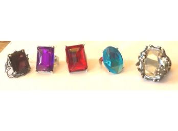 FIVE GUTSY FASHION RINGS, SO MUCH FUN!