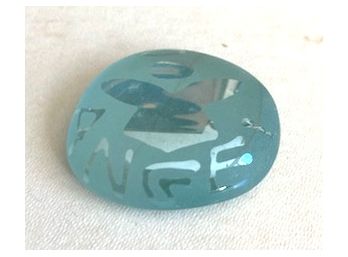 Worry Stone Marked 'ANGEL'