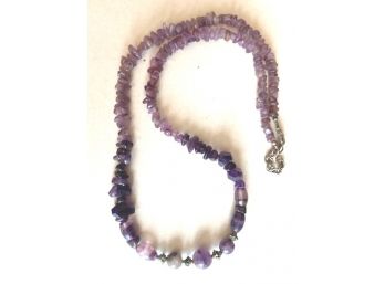 Shades & Shapes Of Amethyst Necklace