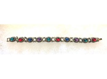 Very Attractive Multi-Color Stones Bracelet