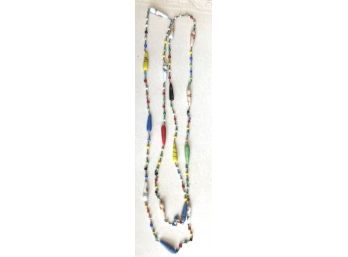 52' Multi Colored Beads Necklace!!!