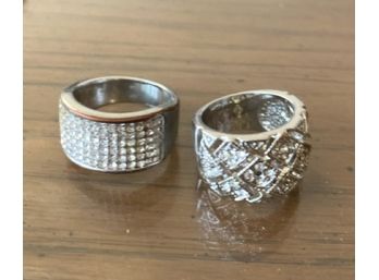 TWO GUTSY FASHION RINGS