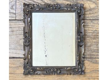 Antique Finely Carved Wood Mirror