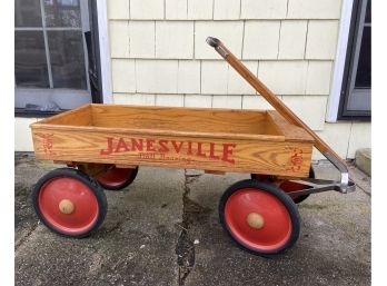 Handmade Wooden Janesville Ball Bearing Coaster Wagon