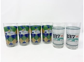 Set Of 6 Kentucky Derby Glasses - Never Used