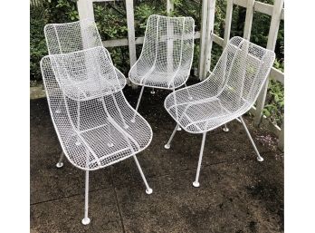 Set Of Four Original Mid-century Russell Woodard Sculptura Side Chairs - 1950s