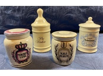 Vintage Apothocary Jars