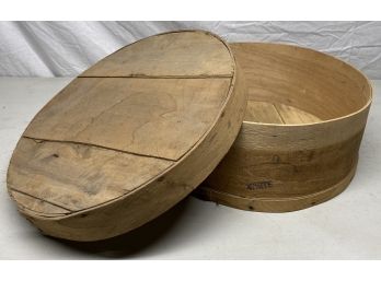 Round Wooden Box