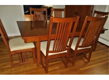 Oak Dining Table And 6 Chairs