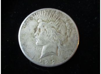 1922 S U.S. Peace Silver Dollar