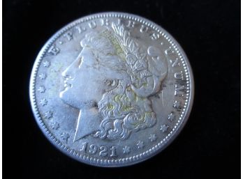 1921 S U.S. Morgan Silver Dollar