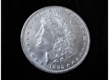 1885 O U.S. Morgan Silver Dollar, BU-MS Quality, Lot 2 Of 2