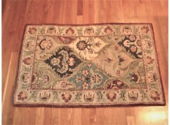 Beautiful Hand Made Pure Wool Carpet, India