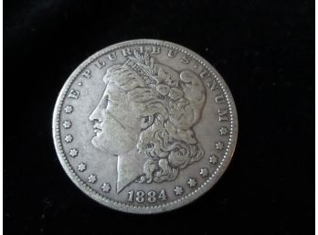 1884 P U.S. Morgan Silver Dollar