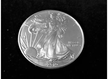 2019 U.S. Eagle Silver Dollar, 1 Troy Oz., .999