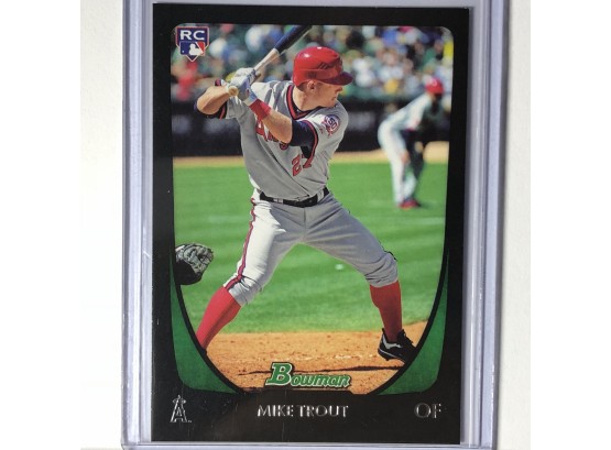 2011 Bowman Draft #101 Mike Trout Angels RC Rookie