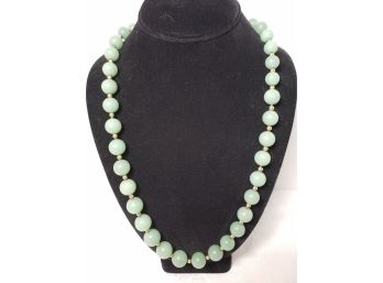 Graduated Bead Natural Stone Necklace