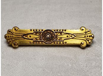 Victorian Edwardian Rolled Gold Brooch