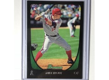 2011 Bowman Draft #101 Mike Trout Angels RC Rookie