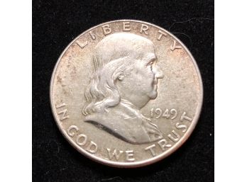 1949 Silver Franklin Half Dollar