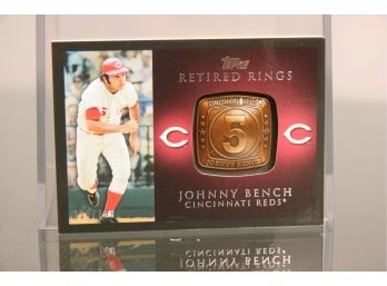 2012 Topps Retired Rings #214/736 Baseball Card  - Johnny Bench/Cincinnati Reds