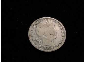 1896 Silver Barber Quarter
