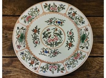 Decorative Porcelain Hand Painted And Enameled Plate