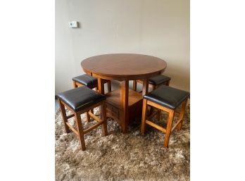 Hi-top Table And 4 Stools