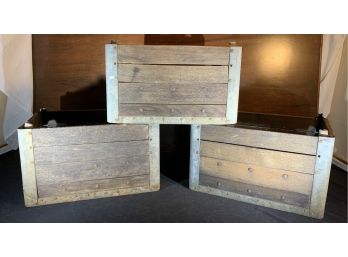 3 Milk Bottle Crates