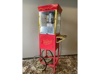 Old Fashioned Movie Time Popcorn Machine