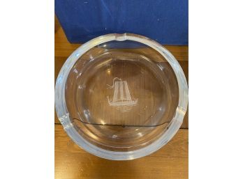 MCM Large Heavy Ashtray With Sailing Imprint