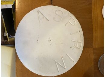 Aspirin Paperweight - 2020 Reminder!