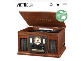 New In Unopened Box - Victrola Radio CD Turntable 7 In 1.  See Desc.