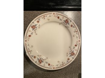 Pretty Delicate Floral Pattern Plate By Noritake