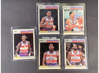 Vintage Basketball Cards 1987 Fleer Bullets Assorted Team Cards